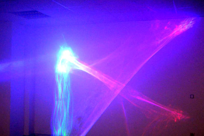 ein super Effekt Laser mit RGB Spektrum, auch für den Laien