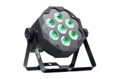 Scheinwerfer VARYTEC LED Pad 7 7x10 W 5in1 RGBWA Geräteansicht Vorderseite