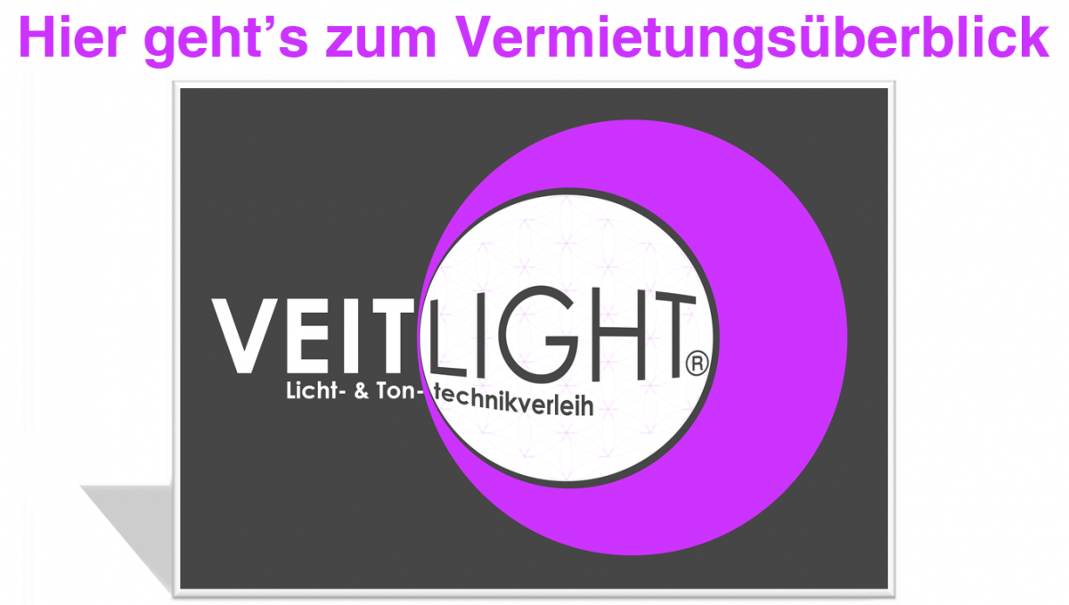 VEITLIGHT® Licht- und Tontechnikverleih Berlin Brandenburg